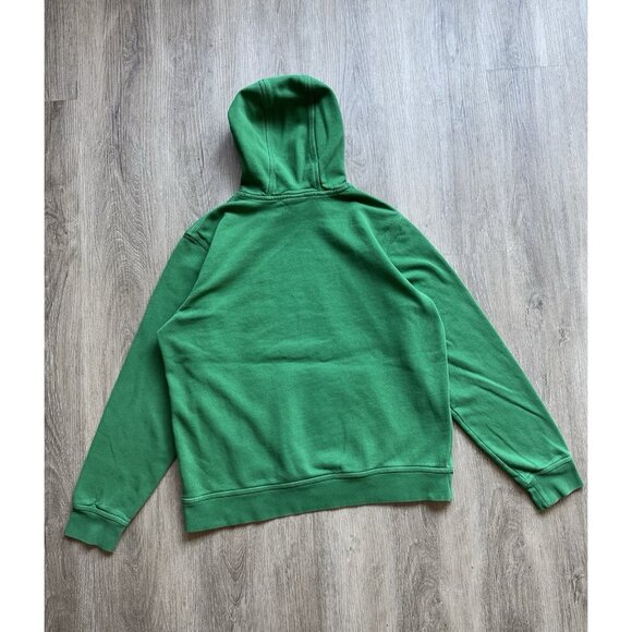 Vintage Y2K Nike Mini Swoosh Green Hoodie Sweater Sports Gym Basketball XL - Picture 2 of 12
